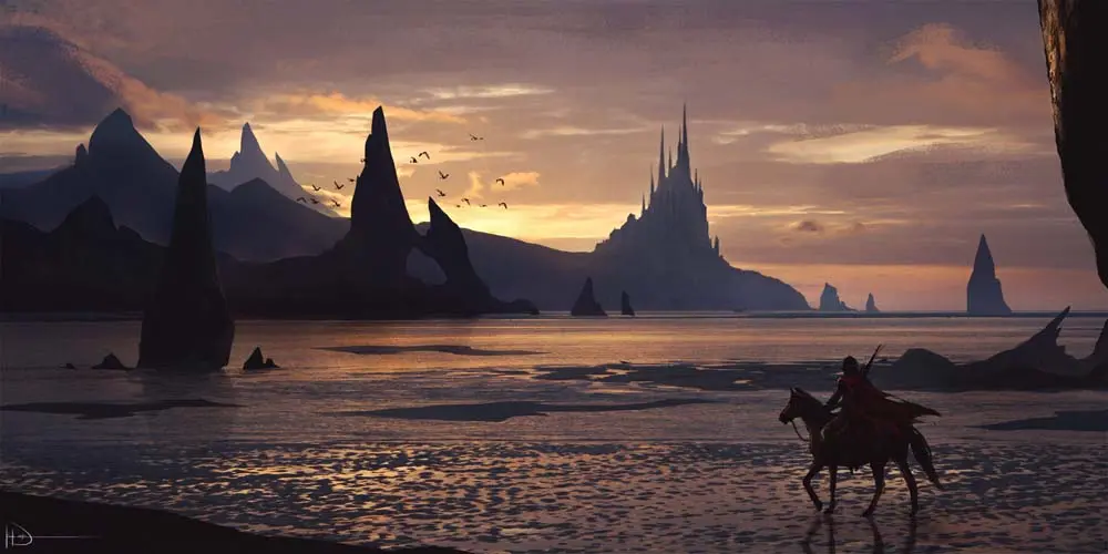 Sunset Castle by Ninjatic